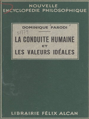 cover image of En quête d'une philosophie. La conduite humaine et les valeurs idéales